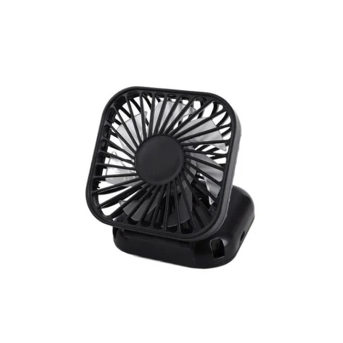 BUĞZ El Fanı Mini Masaüstü Ve Boyun Askılı Fan Portatif Şarjlı 3 Kademeli Vantilatör Soğutucu - Lisinya