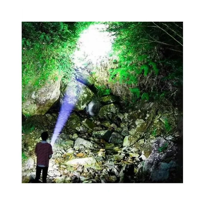 BUĞZ El Feneri 8 Mod Şarjlı Fosforlu Mıknatıslı Led El Feneri