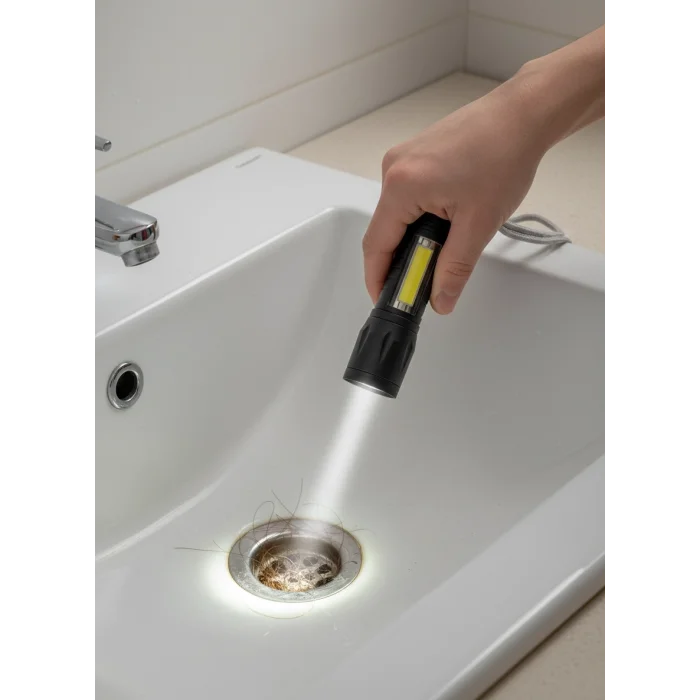 BUĞZ El Feneri Dayanıklı Alüminyum Gövde Yüksek Işık Gücü Kamp ve Acil Kullanım