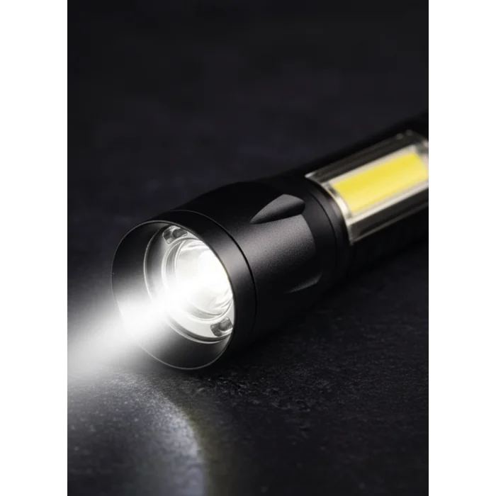 BUĞZ El Feneri Dayanıklı Alüminyum Gövde Yüksek Işık Gücü Kamp ve Acil Kullanım