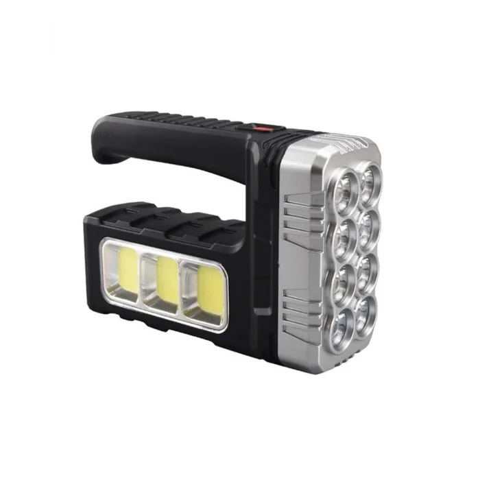 BUĞZ El Feneri Solar Panelli Ledli Powerbank Cob Fener