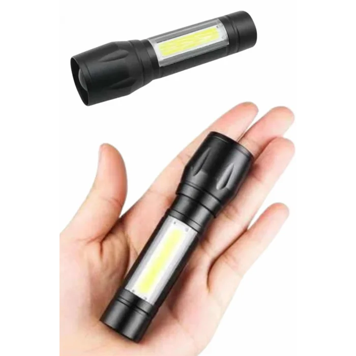 BUĞZ EL Feneri Uzun Menzilli Usb Şarj Edilebilir Kamp Lambası