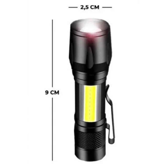 BUĞZ EL Feneri Uzun Menzilli Usb Şarj Edilebilir Kamp Lambası