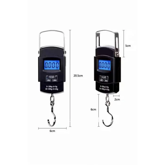  El Kantarı Dijital El Terazisi 50 Kg Kapasiteli LCD Ekranlı