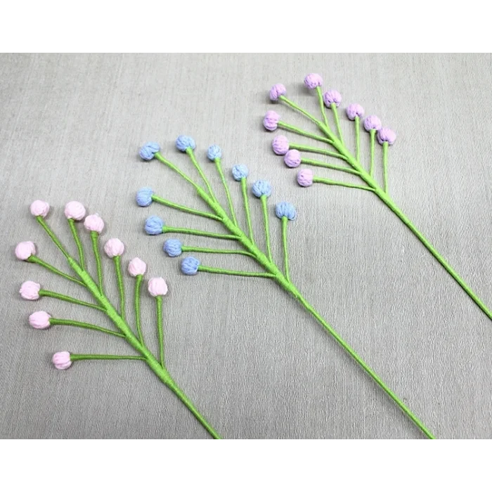 BUĞZ El Örgüsü Dekoratif Tomurcuk Çiçeği