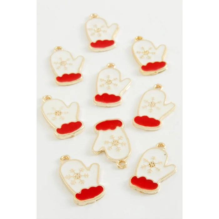 BUĞZ Eldiven Yılbaşı Mineli Kolye Ucu 1 Adet