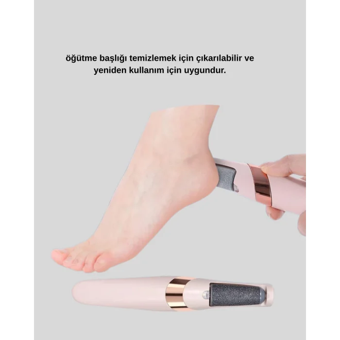BUĞZ Elektrikli Ayak Törpüsü USB Şarjlı Nasır ve Kallus Giderici