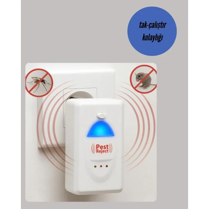 BUĞZ Elektrikli Böcek ve Fare Kovucu Prizden Çalışan - BUĞZ