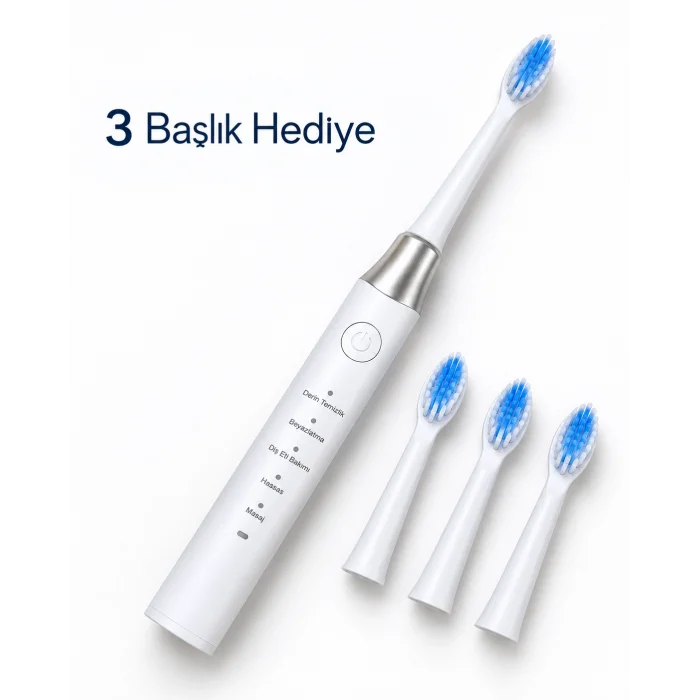 BUĞZ Elektrikli Diş Fırçası 3 Yedek Başlıklı - BUĞZ