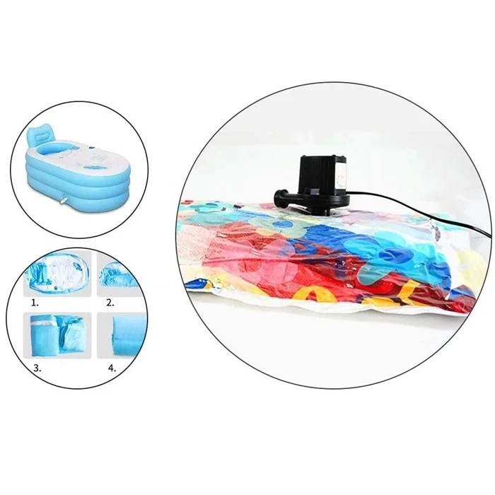  Elektrikli Hava Pompası Şişme Yatak - Lastik - Vakumlu Poşet Hava Kompresörü