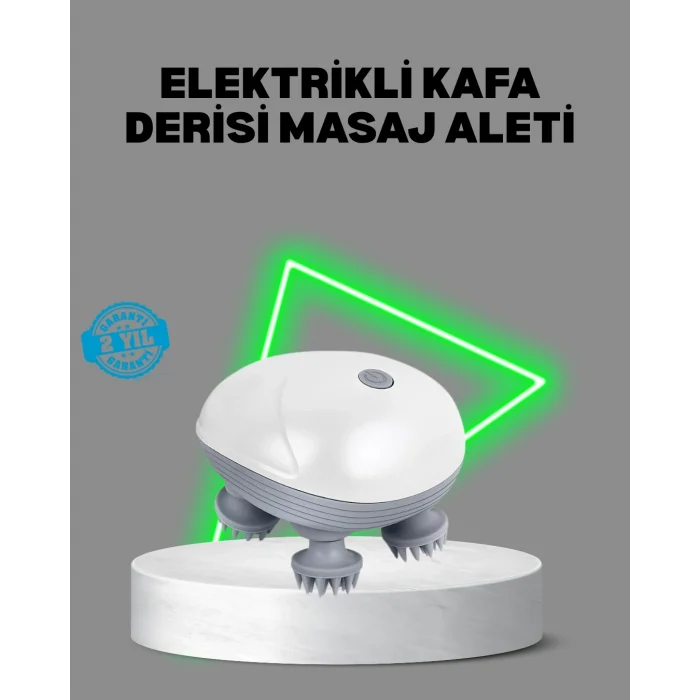 BUĞZ Elektrikli Kafa Derisi Masaj Aleti Islak ve Kuru Kullanım