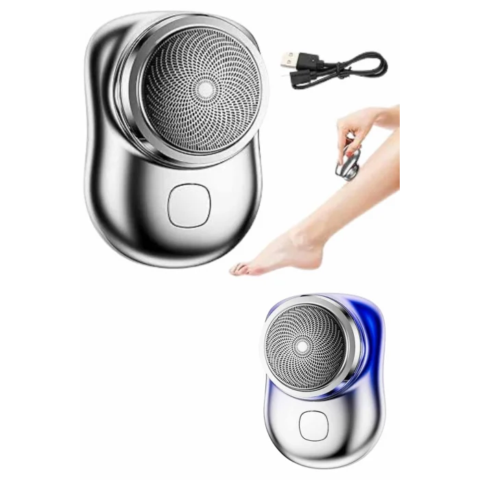 BUĞZ Elektrikli Mini Tıraş Makinesi,Taşınabilir USB Şarjlı Kablosuz Tıraş Makinesi