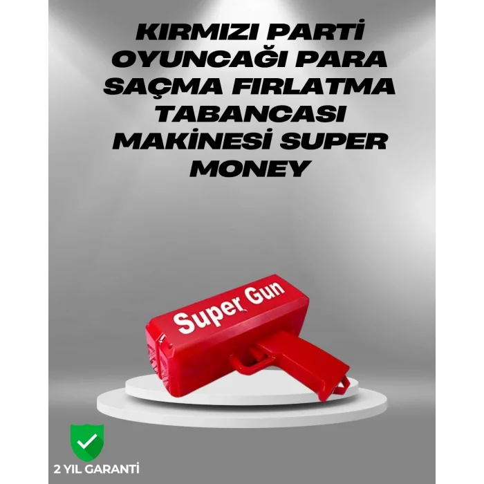 BUĞZ Elektrikli Money Gun Oyuncak Parti Tabancası