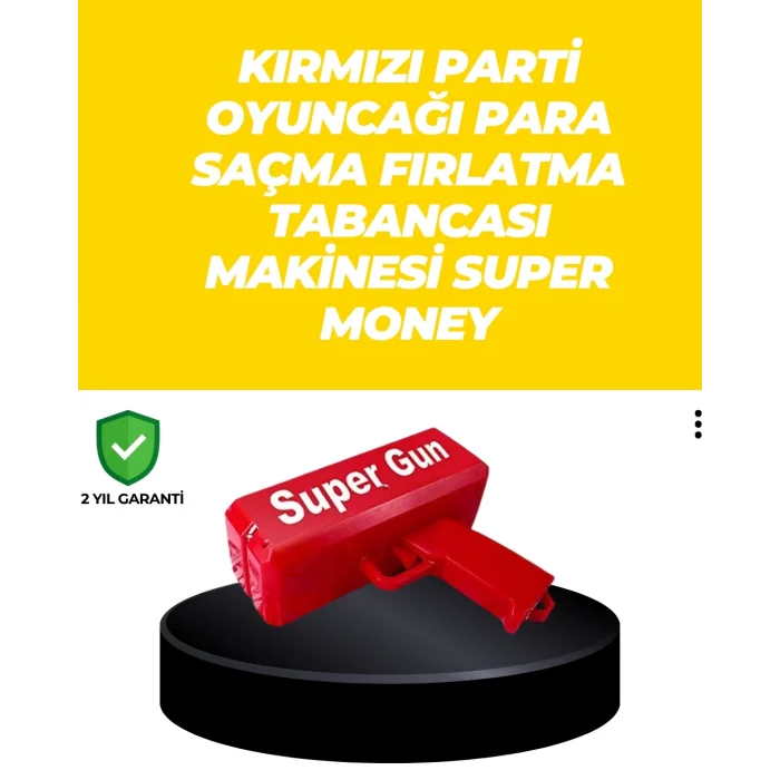  Elektrikli Parti Oyuncağı – Para Atan Tabanca