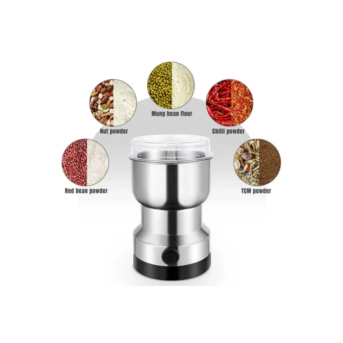 BUĞZ Elektrikli Paslanmaz Çelik Kahve Baharat Pirinç Öğütücü 4 Bıçak 95848