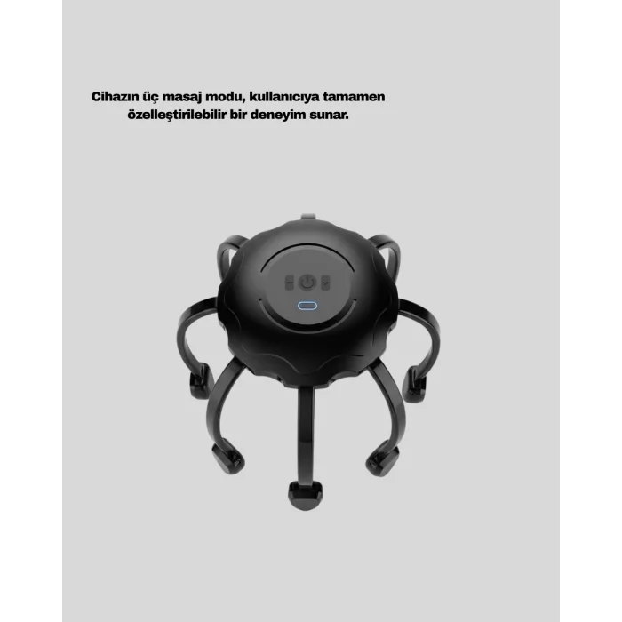 BUĞZ Elektrikli Saç Derisi Masaj Aleti Çok Noktalı Titreşimli Rahatlatıcı Bakım