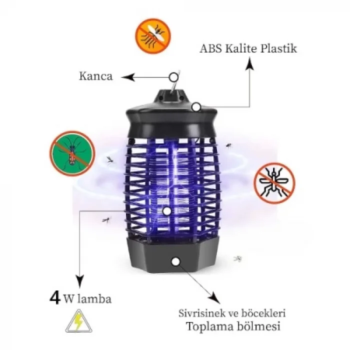  Elektrikli Sinek Öldürücü Cız Lamba