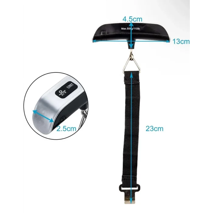 BUĞZ Elektronik El Bagaj - Valiz Tartısı , Bavul Kantarı - Lisinya