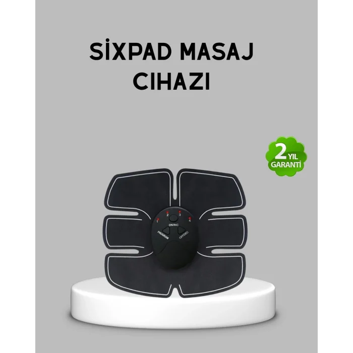 BUĞZ EMS Göbek ve Kol Kas Uyarıcı Cihaz 6 Modlu Elektronik Vücut Şekillendirici