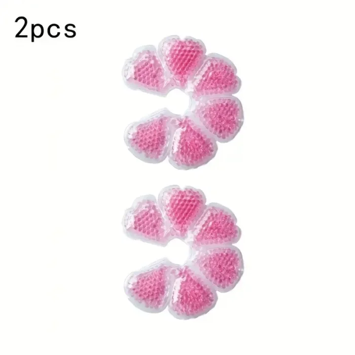  Emziren Anneler İçin 2 Li Jel Göğüs Pedi – Sıcak Ve Soğuk Kullanıma Uygun, Pvc Dolgulu, Konfor Ve Destek Sağlayan Ped (pembe)