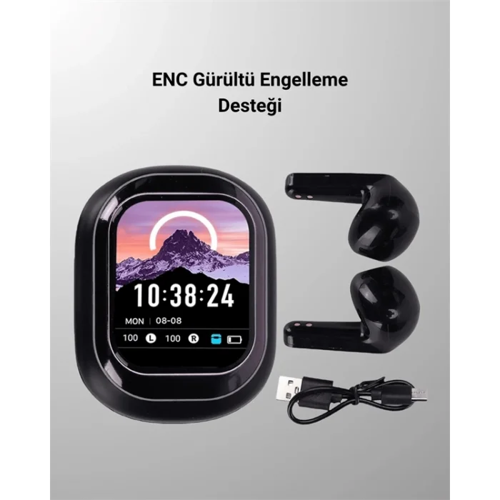 BUĞZ ENC Destekli Bluetooth 5.4 Kulaklık – EQ Ayarlı, Akıllı Kutulu