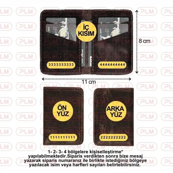 BUĞZ Enrico Slim Deri Kartlık G6 Antik Açık Kahve