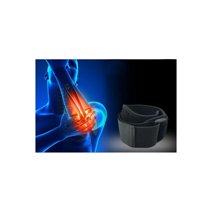  Epikondilit Bandı | Tenisçi ve Golfçü Dirseği Desteği Silikon Destekli | Ayarlanabilir Dirsek Bandı