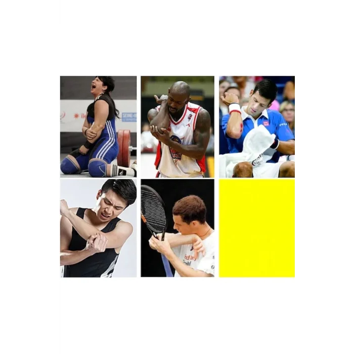  Epikondilit Bandı | Tenisçi ve Golfçü Dirseği Desteği Silikon Destekli | Ayarlanabilir Dirsek Bandı