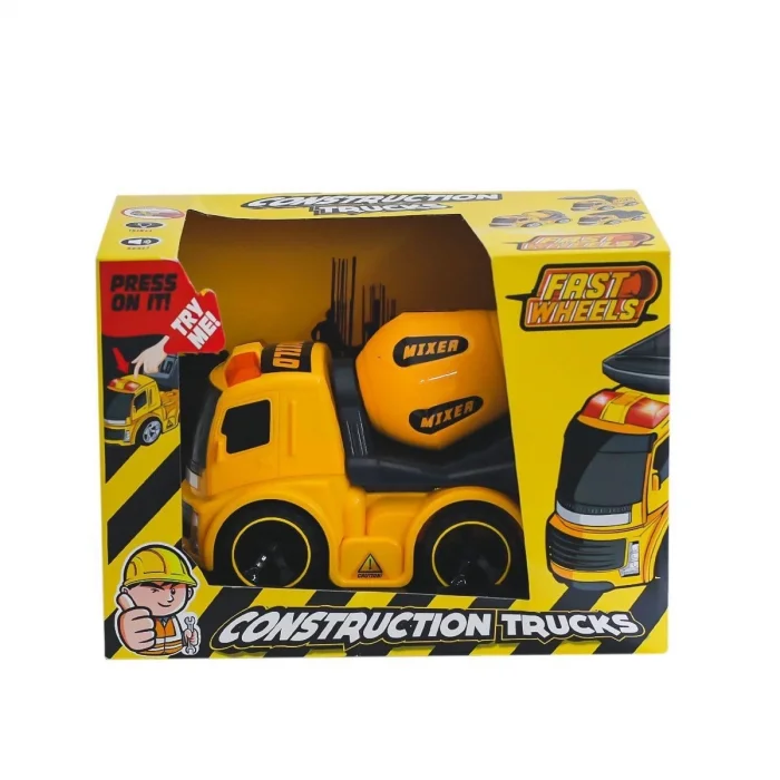  ER-240 Fast Wheels İnşaat Araçları Mikser Kamyon -Erdem Oyuncak
