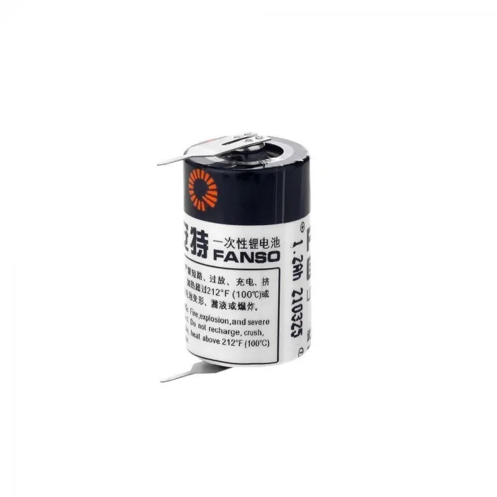BUĞZ ER14250H 3.6V 1/2 AA Size Lithium Pil (Li-SOCL2) 2 PIN