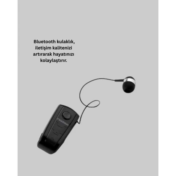 BUĞZ Ergonomik Bluetooth Kulaklık – 8 Saat Konuşma, Gürültü Azaltıcı Mikrofon - BUĞZ