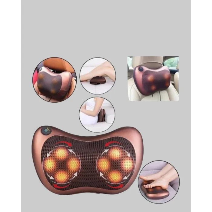 BUĞZ Ergonomik Derin Yoğurmalı Boyun Bel Sırt Masaj Cihazı Priz Çakmak Girişli