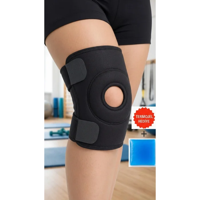BUĞZ Ergonomik Destekli Spor Diz Korsesi Menisküs Ağrısı İçin