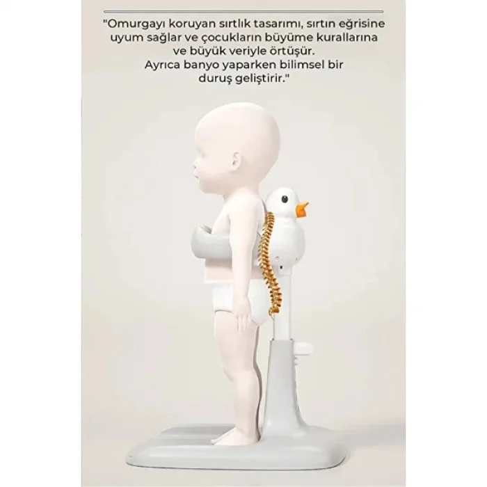 BUĞZ Ergonomik Ördekli Bebek Banyo Yıkama Yardımcısı