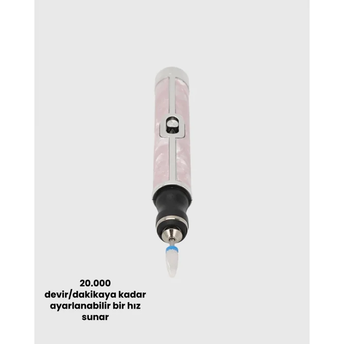 BUĞZ Ergonomik Saplı 20.000 RPM Hız Kontrollü Manikür Pedikür Makinesi