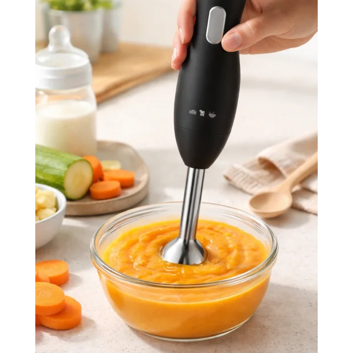 BUĞZ Ergonomik Tasarımlı El Blenderı Paslanmaz Çelik Metal Blender Ayağı