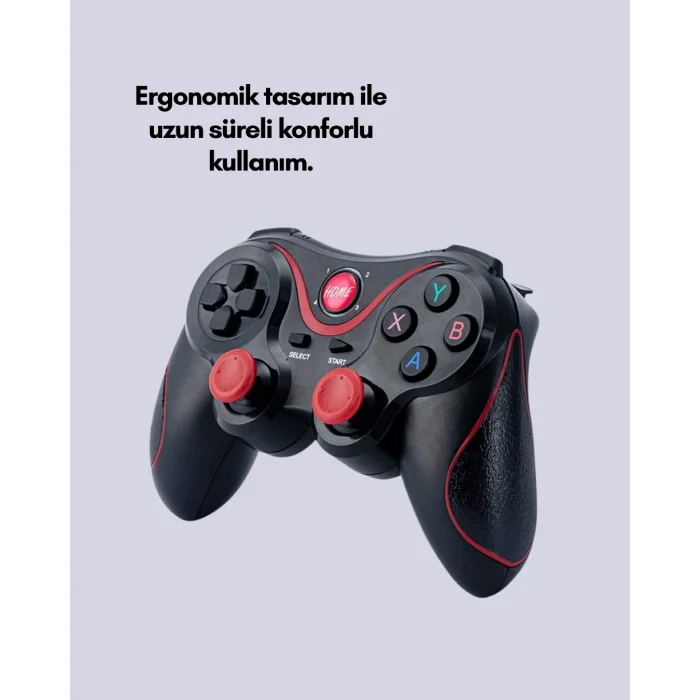 BUĞZ Ergonomik Tasarımlı Kablosuz Bluetooth Gamepad Titreşimli