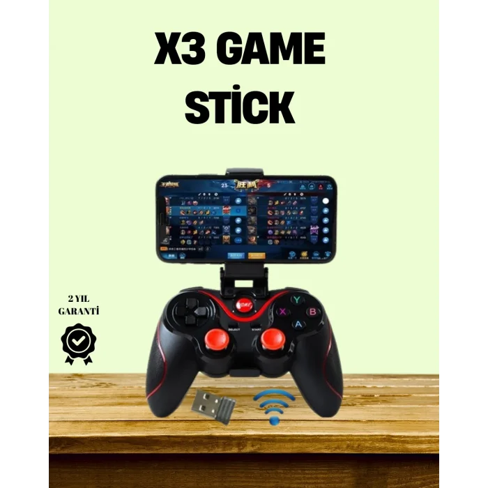 BUĞZ Ergonomik Tasarımlı Şarjlı Kablosuz Gamepad