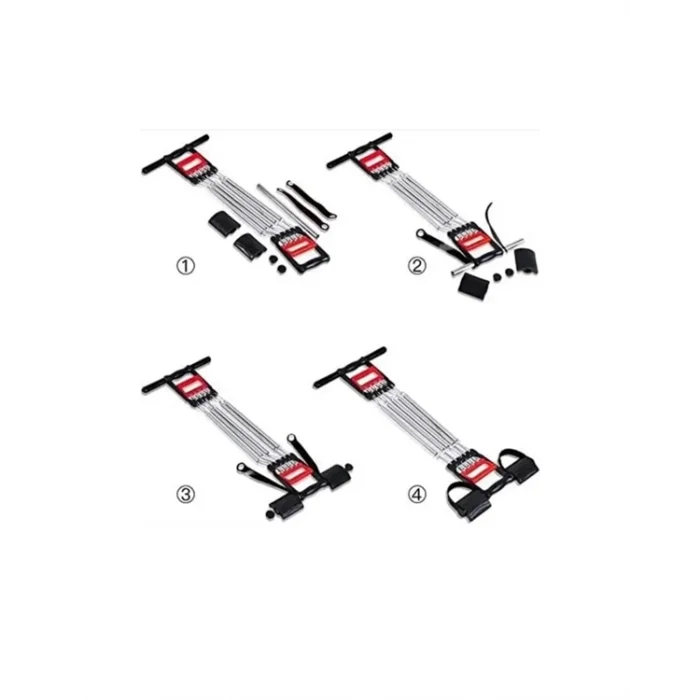  Ergonomik Tutma Yerli, Pedallı ve Ayarlanabilir Elastik Yaylı Spor Ekipmanı