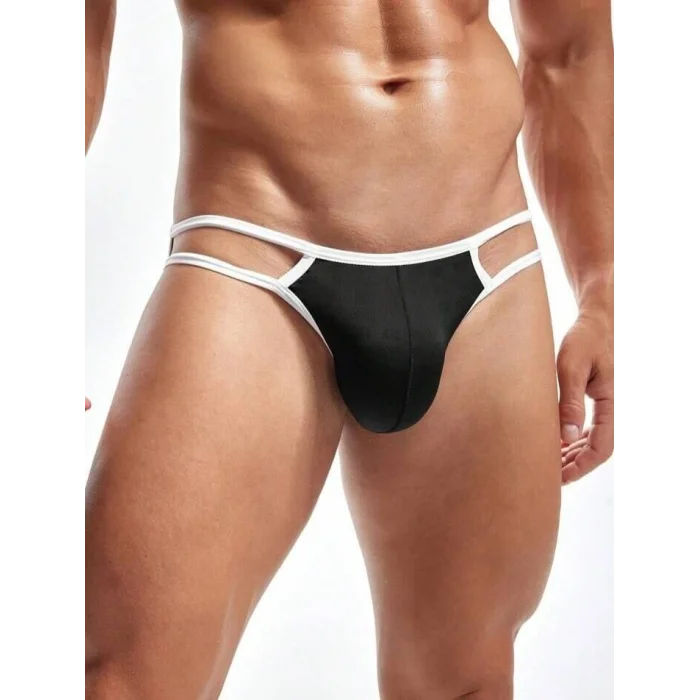 BUĞZ Erkek Beyaz Biyeli Slip İç Giyim