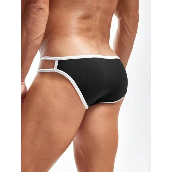 BUĞZ Erkek Beyaz Biyeli Slip İç Giyim