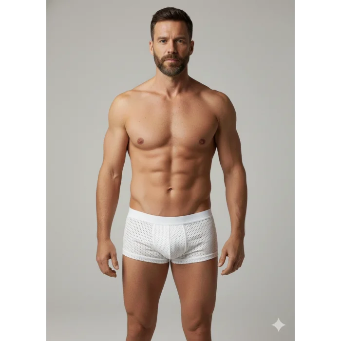 BUĞZ Erkek Beyaz File Boxer