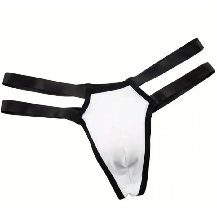 BUĞZ Erkek Beyaz Lastikli Tanga İç Giyim