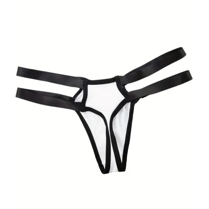 BUĞZ Erkek Beyaz Lastikli Tanga İç Giyim