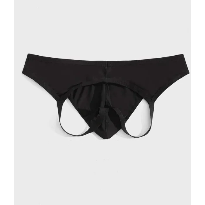 BUĞZ Erkek Fantazi Siyah Jockstrap İç Giyim