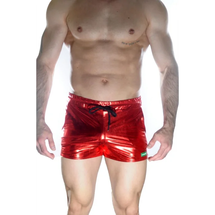 BUĞZ Erkek Kırmızı Lame Short