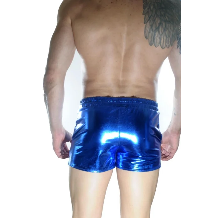 BUĞZ Erkek Mavi Lame Short