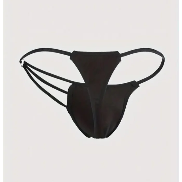 BUĞZ Erkek Siyah Metalli Tanga İç Giyim