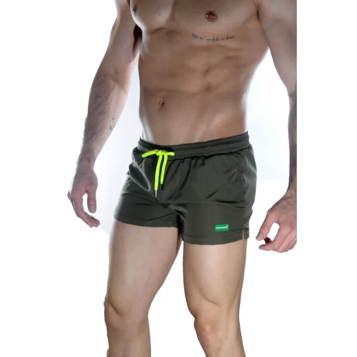 BUĞZ Erkek Yeşil Mini Mayo Short