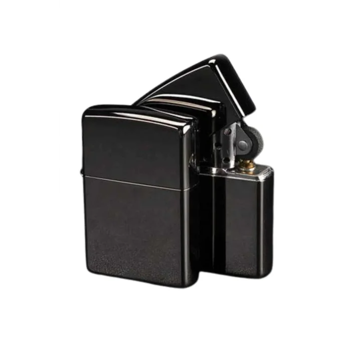  Erkeklere Özel Hediyelik Eşya Zippo Metalik Benzinli Çakmak Doldurulabilir